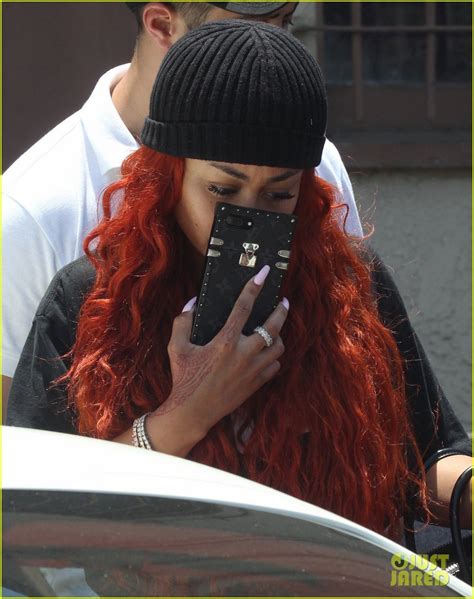 Blac Chyna Hides Her Face Behind Her Phone Photo 3936693 Photos Just Jared Celebrity News