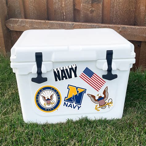 Snapklik Us Navy Emblem Logo Sticker Vinyl Decal Laptop Water