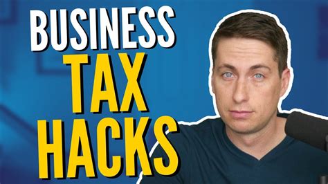 Business Hacks To Pay Less Taxes Ep The Sweaty Startup Youtube