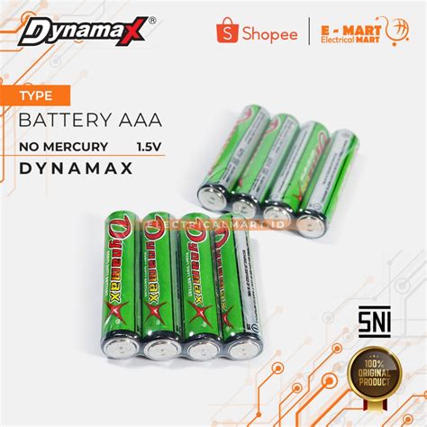 Jual Baterai Aaa A3 Dynamax Hijau Ultra Black Twt 1 5v Kualitas Sni