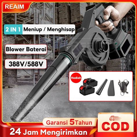 Jual Mesin Blower Tangan Hand Blower Cordless 2 IN 1 Meniup Menghisap