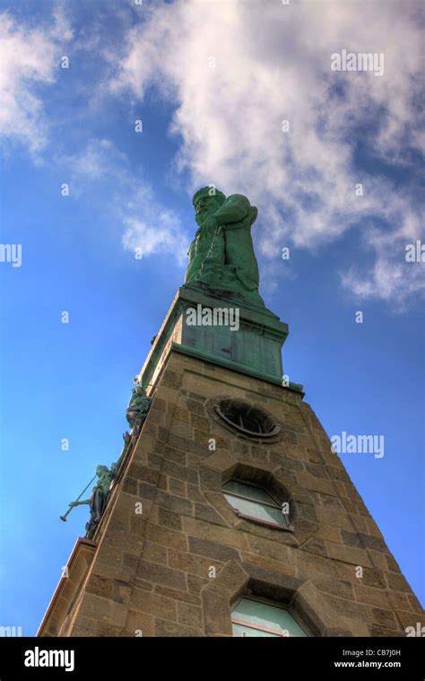 Hercules Monument In Wilhelmsh He Mountain Park In Kassel Germany