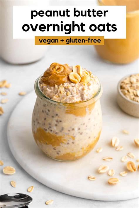 Peanut Butter Overnight Oats Purely Kaylie