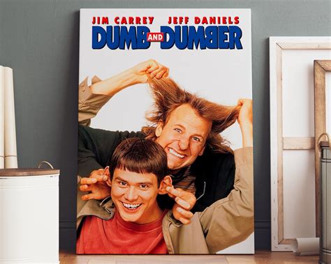 Dumb and Dumber Poster Canvas Dumb and Dumber Canvas Print, Dumb and ...