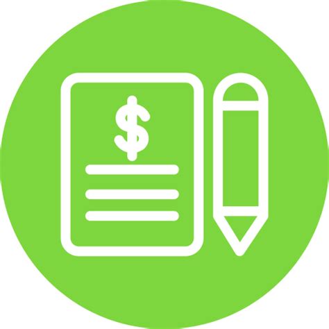 Invoice Generic Circular Icon