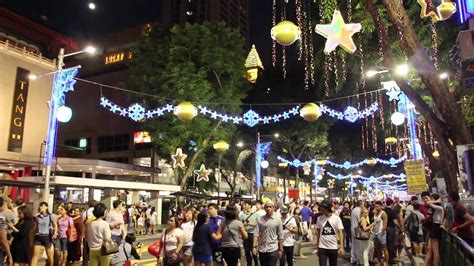 Pedestrian Night On Orchard Road Singapore Youtube