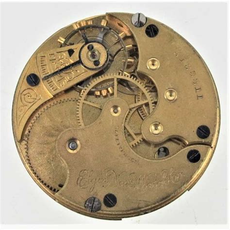 Elgin Watch Movement 1894 Grade 117 7j 6s For Parts O Gem