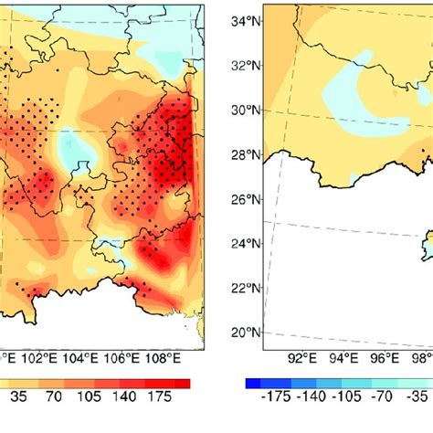 Spatial Distribution Of Precipitation Anomalies Over Southeast China