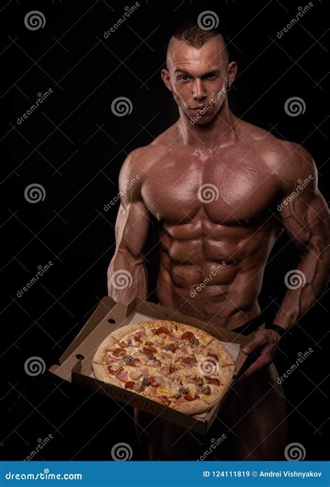 Male Shirtless Pizza Stock Photos Free Royalty Free Stock Photos