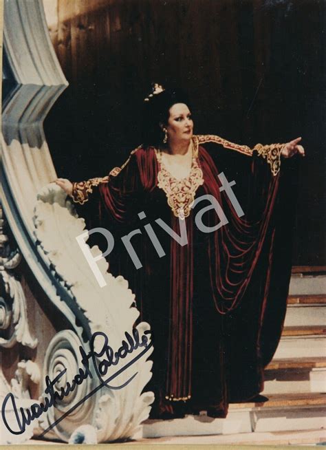 Original Autograph Autographed Opera Montserrat Caball L Ebay