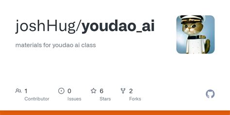 GitHub - joshHug/youdao_ai: materials for youdao ai class