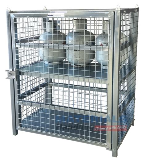 Gas Cylinder Storage Cages - Materials Handling | Storage Cage Experts