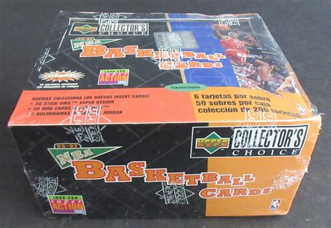 1996 97 Upper Deck Collectors Choice Basketball Jumbo Box Spanish