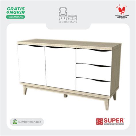 Jual Sideboard Credenza Buffet Tv Meja Tv Serbaguna Rak Tv Super Av