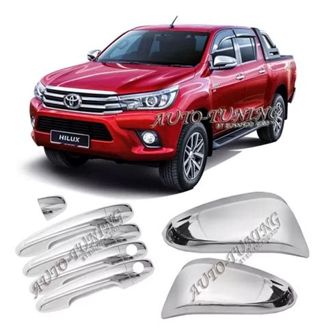 Cubre Manijas Y Cubre Espejos Toyota Hilux 2016 2017 2018 AUTO TUNING