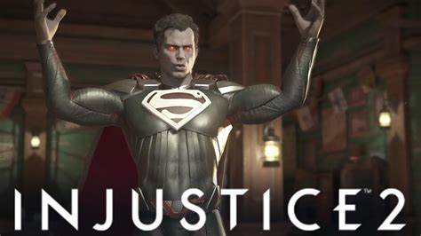 Injustice 2 Black Suit Superman Gameplay Injustice 2 Demon