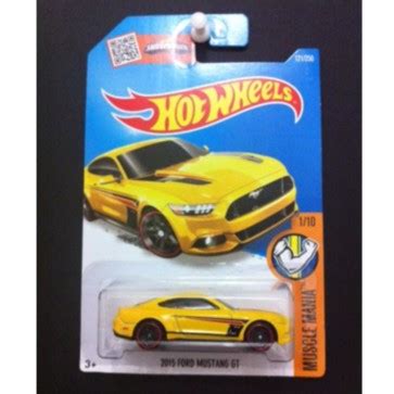 Jual Hot Wheels Ford Mustang GT Yellow Shopee Indonesia