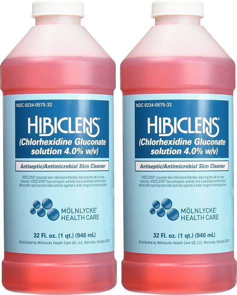 Hibiclens Antimicrobial Skin Liquid Soap 32 Fluid Ounce Pack Of 2