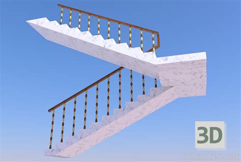 3d Model Stairs 76063