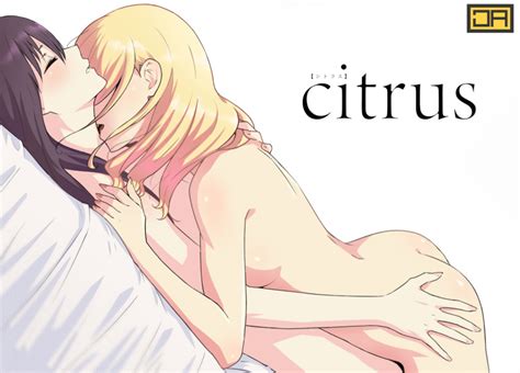 Rule 34 2girls Aihara Mei Aihara Yuzu Ass Bed Black Hair Blonde Hair Breasts Citrus Saburouta