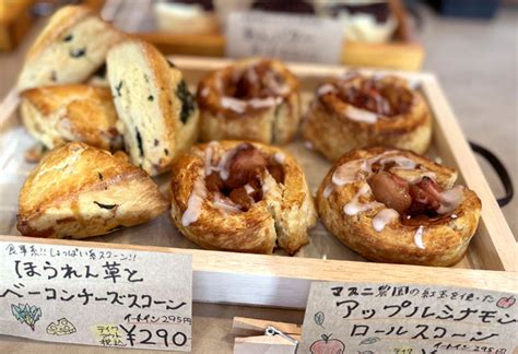 115土オープン！スコーン専門店「bakeshopandcafe Goody（ベイクショップ＆カフェ グッディ）」小麦とバターが香る国産素材で作るしっとりスコーンを提供＠千曲市 Web