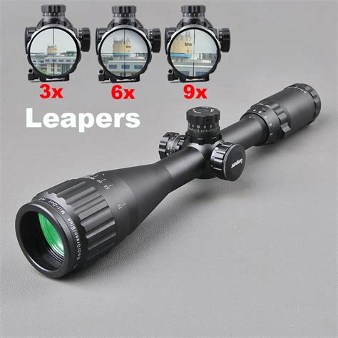 LEAPERS 3 9X40 Riflescope Tactical Optical Rifle Scope Red Green And