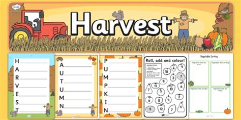 Ks1 Harvest Activities Pack Teacher Made