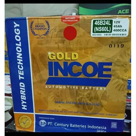 Jual Incoe Gold Astra Ns L Ns Ns Ls Aki Accu Basah V Ah