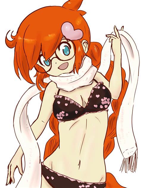 Rule 34 1girls Bra Glasses Mario Series Nintendo Orange Hair Penny Crygor Scarf Warioware