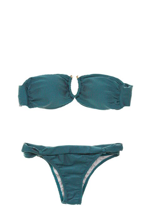 Rio De Sol Bikini Con Bandeau Bruna Blue Dias Para Cambios