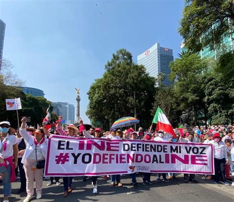 Marcha Histórica ¡el Ine No Se Toca México Unido