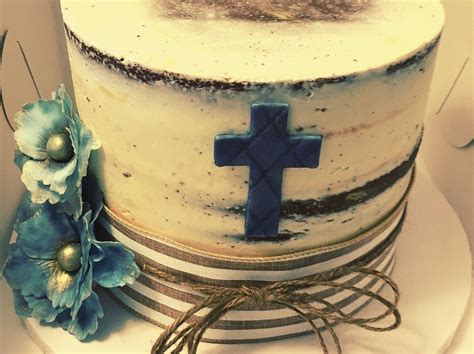 Naked Communion Cake