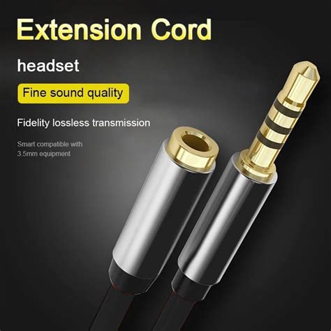 Jual Kabel Aux Audio Extension Mm Male To Female Meter Shopee