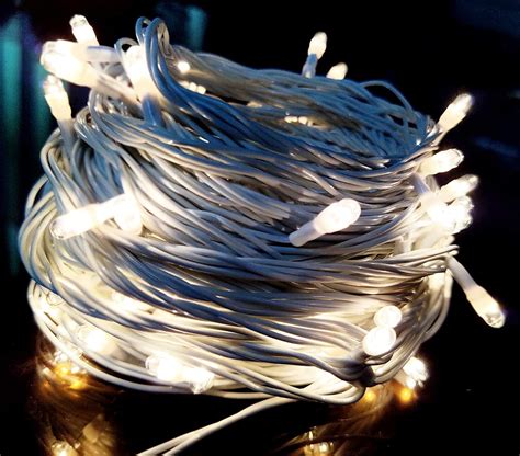 White Rice Lights Serial Bulbs Decoration Lighting For Diwali Christmas