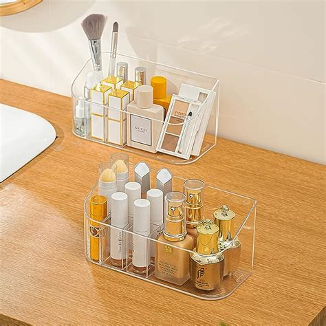 Sunficon Pack Makeup Organiser Tray Holder Cosmetic Display Case