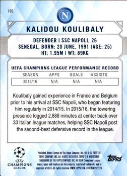 Kalidou Koulibaly Gallery Trading Card Database