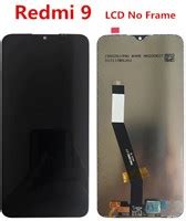 Xiaomi Redmi 9 LCD Display Complete No Frame Zwart New Orig