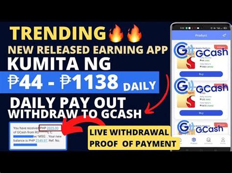 NEW EARNING APP KUMITA NG 44 1136 GCASH NAKA PAG PAY OUT AKO NG