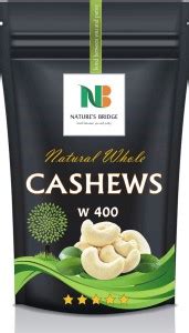 Nature S Bridge Premium Whole Cashews W400 I Kaju Sabut I Kaju I