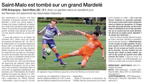 Cercle Paul Bert Foot BréquignySeniors H R1 belle victoire contre St