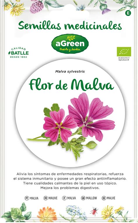 Flor De Malva Agreen Huerto Y Jard N