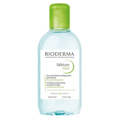 BIODERMA Мицеллярная вода очищающая для жирной и проблемной кожи лица ...
