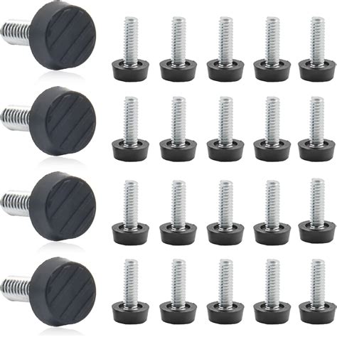 Amazon Lanzeuta 24 PCS 1 4 UNC Threaded Adjustable Furniture