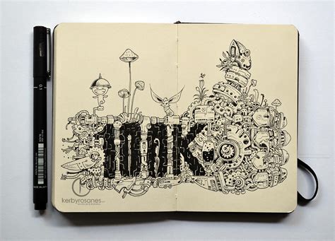 Moleskine Doodles 100k By Kerbyrosanes On Deviantart