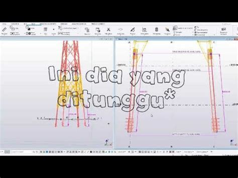 Cara Setting Stub Tower Sharing Tekla Part Youtube