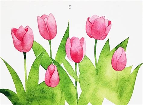 Bí Quyết Cách Vẽ Hoa Tulip đơn Giản Cho Người Mới Bắt đầu Tập Vẽ Tranh Hoa