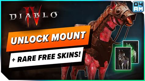 Diablo How To Unlock Mounts Rare Free Cosmetics Donan S Favor