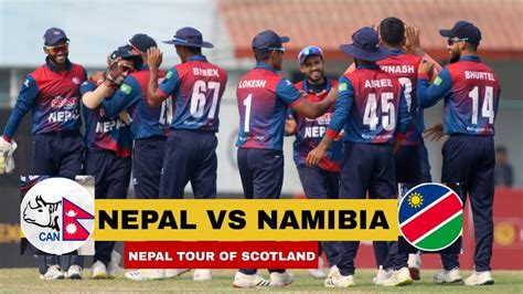 NEPAL VS NAMIBIA WORLD CRICKET LEAGUE 2 LIVE MATCH NEP VS NAM ODI