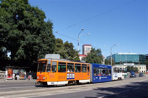 Estland Straßenbahn Tallinn KT6T KTNF6 Wagen 148 ehemals KT4D