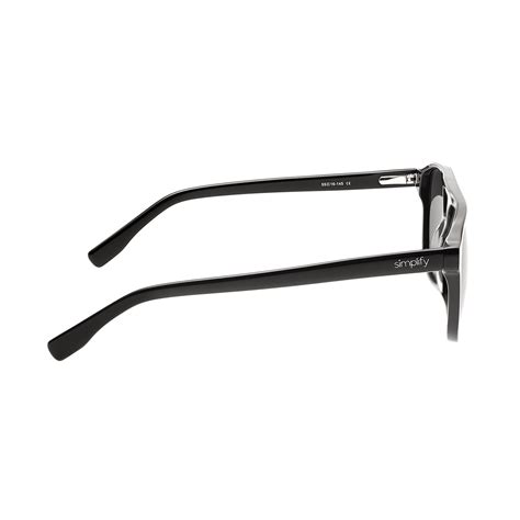 Torres Sunglasses Black Frame Black Lens Simplify Touch Of Modern